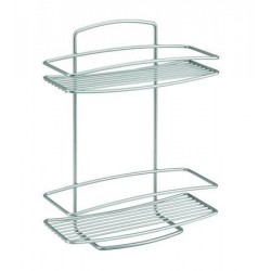 MENSOLA RETTANGOLARE A 2 PIANI SERIE ONDA 324342