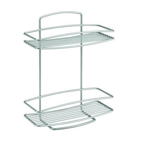 MENSOLA RETTANGOLARE A 2 PIANI SERIE ONDA 324342