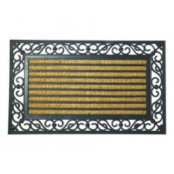 ZERBINO STEEL GOMMA E COCCO INTARSIATO NATURAL 227568