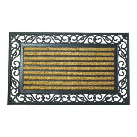 ZERBINO STEEL GOMMA E COCCO INTARSIATO NATURAL 227568