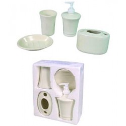 SET BAGNO IN CERAMICA BIANCA 59039