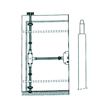 ASTE TELESCOPICHE DIRITTE PER SERRATURA QUINTUPLICE 93-01