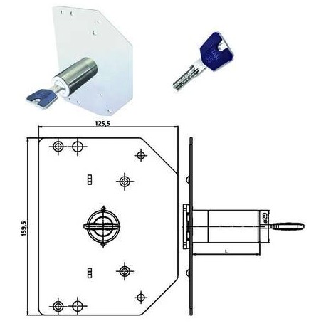 CILINDRI EUROPEI K55 CON CARTELLA SAGOMATA 300384