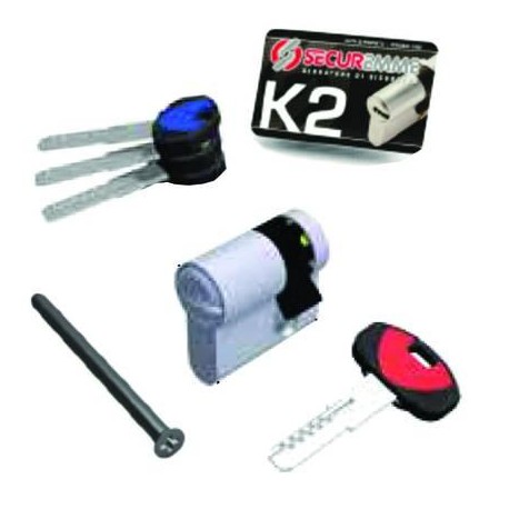 CILINDRO PROFILO EUROPEO "K2" 1+3 CHIAVI 0CK2 SERIE 3200-M 361638