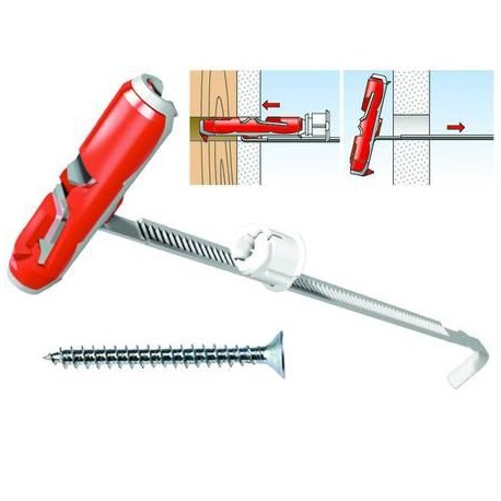 TASSELLO FISCHER BASCULANTE 25 PEZZI IN NYLON "DUOTEC S"