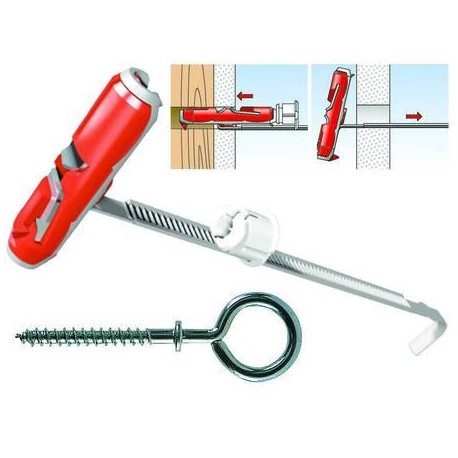 TASSELLO FISCHER BASCULANTE 25 PEZZI IN NYLON "DUOTEC 10O" 358453