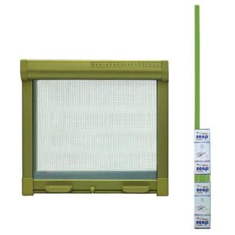 ZANZARIERA KIT A MOLLA FRIZIONATA COLORE BRONZO