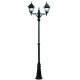 LAMPIONE 2 LUCI SU PALO 2x100w IP44 cm.230h MODELLO NEW YORK 234351