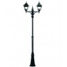 LAMPIONE 2 LUCI SU PALO 2x100w IP44 cm.230h MODELLO NEW YORK 234351