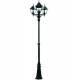 LAMPIONE 3 LUCI SU PALO 3x100w IP44 cm.230h. MODELLO NEW YORK 234368