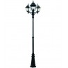 LAMPIONE 3 LUCI SU PALO 3x100w IP44 cm.230h. MODELLO NEW YORK 234368