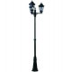LAMPIONE 3 LUCI SU PALO 3X100w IP44 cm.230h. MODELLO BERLINO 234399