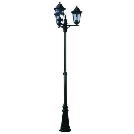 LAMPIONE 3 LUCI SU PALO 3X100w IP44 cm.230h. MODELLO BERLINO 234399