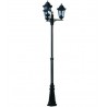 LAMPIONE 3 LUCI SU PALO 3X100w IP44 cm.230h. MODELLO BERLINO 234399