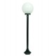 LAMPIONCINO SU PALO 100w IP44 cm.120h. MODELLO SFERA 234481