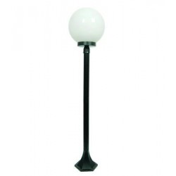 LAMPIONCINO SU PALO 100w IP44 cm.120h. MODELLO SFERA 234481