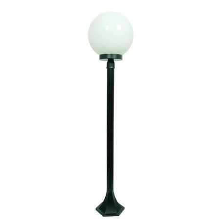 LAMPIONCINO SU PALO 100w IP44 cm.120h. MODELLO SFERA 234481