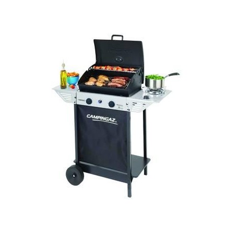 BARBECUE A GAS CON 2 BRUCIATORI IN ACCIAIO "XPERT 100 LS+ROCKY" 238908