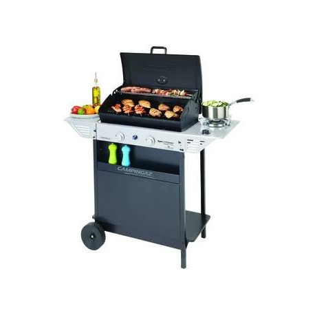 BARBECUE A GAS CON 2 BRUCIATORI E FORNELLO "XPERT 200 LS ROCKY" 19118