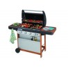 BARBECUE A GAS CON 4 BRUCIATORI "4 SERIES WOODY L" 55987