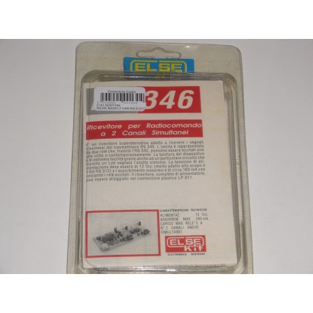 kit didattico elettronico RADIOCOMANDO 2CAN.SIMULTANEI (RICEV.) Else Kit RS346