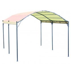 GAZEBO IN METALLO A TUNNEL AD ARCO CM.300X400 124799