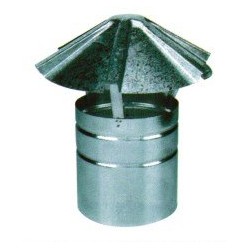 FUMAIOLO FISSO IN LAMIERA ZINCATA