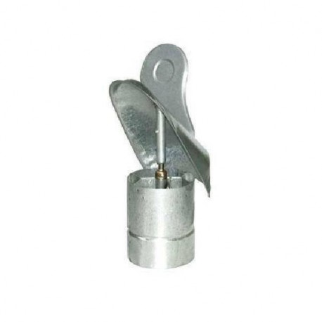 FUMAIOLO GIREVOLE IN LAMIERA ZINCATA