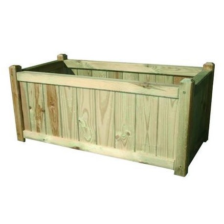 FIORIERA RETTANGOLARE IN PINO IMPREGNATO IN KIT 263672