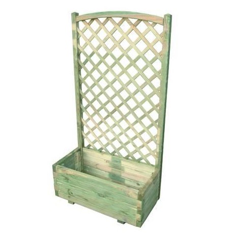 FIORIERA IN PINO IMPREGNATO CON TRALICCIO AD ARCO 263641