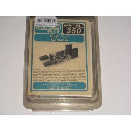 kit didattico elettronico MIXER LUCI MODULARE Else Kit RS350