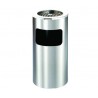 PORTARIFIUTI CON PORTACENERE INOX 284288