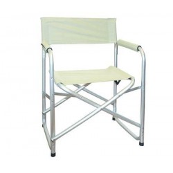 SEDIA REGISTA IN ALLUMINIO BIANCA 259774