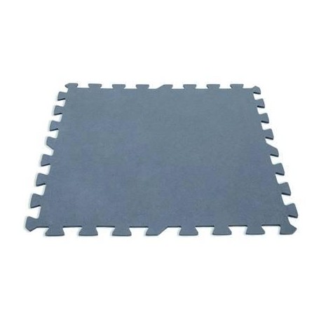 TAPPETINO BASE GRIGIO IN POLIETILENE MORBIDO 8PEZZI 392006