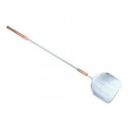 PALA RETTANGOLARE PER PIZZA IN ALLUMINIO CON MANICO 15929