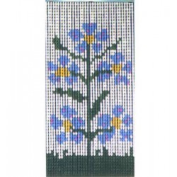 TENDA A PIASTRINA "FIORI"  cm.120x230h. 102735 VETTE