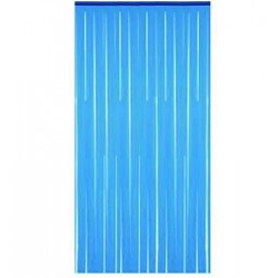 TENDA IN PLASTICA A STRISCE AZZURRA cm.120x230h VETTE 256537