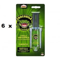 PATTEX CROCODILE COLLA EPOSSIDICA 6 pezzi 396196