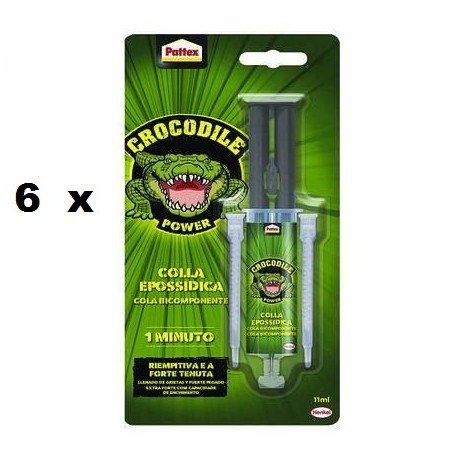 PATTEX CROCODILE COLLA EPOSSIDICA 6 pezzi 396196