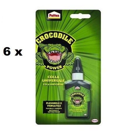 PATTEX CROCODILE COLLA UNIVERSALE 6 pezzi 396189