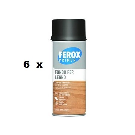 PRIMER PER LEGNO FEROX 6pezzi 402842