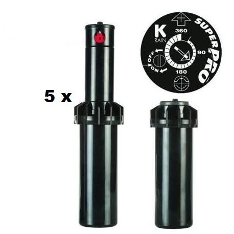IRRIGATORE POP-UP K-RAIN SUPER PRO DINAMICO DA 3/4" S075 UGELLO 2,5 PZ.5 207300