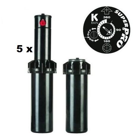 IRRIGATORE POP-UP K-RAIN SUPER PRO DINAMICO DA 3/4" S075-D UGELLO 3 PZ.5 323635