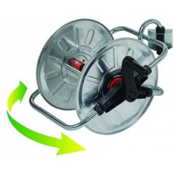 AVVOLGITUBO MURALE GIREVOLE ZINCATO MT.50 1/2" 392310