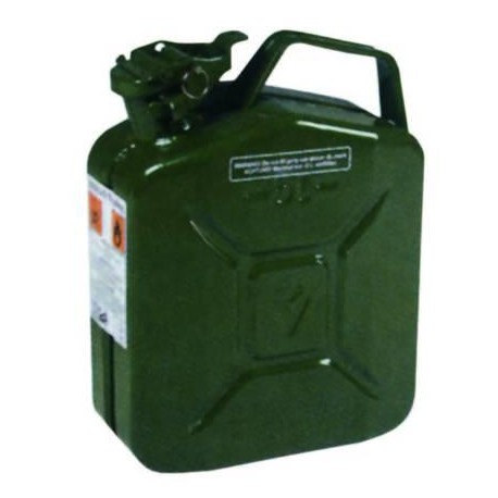 TANICA IN METALLO VERNICIATO A FUOCO LT.5-10-20