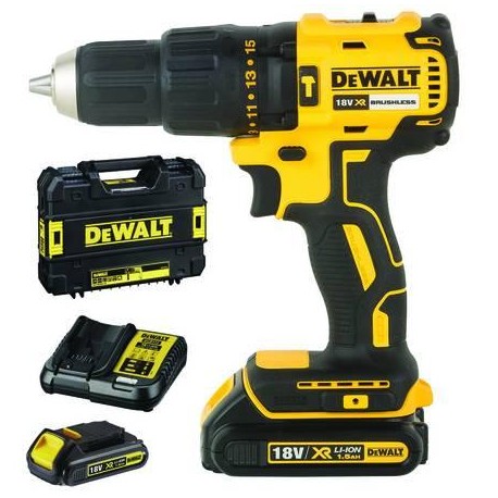 TRAPANO AVVITATORE A PERCUSSIONE DEWALT 300W 18V XR (DCD778S2T-QW) 407687