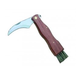 COLTELLO FUNGHI MULTIFUNZIONE CON MANICO LEGNO 230322