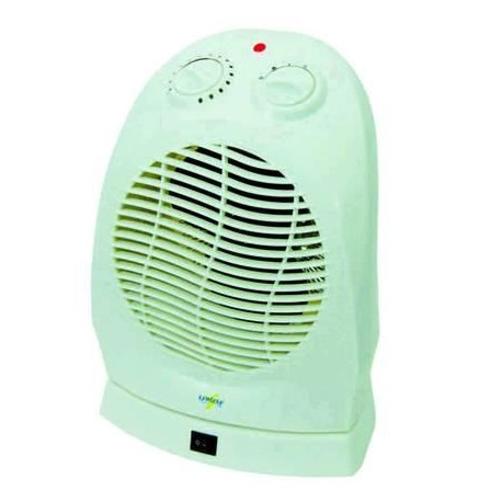 TERMOVENTILATORE RUOTANTE CON TERMOSTATO 2000W 61131