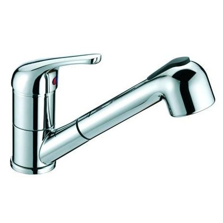 MISCELATORE MONOCOMANDO LAVELLO DOCCIA ESTRAIBILE SERIE START 274739