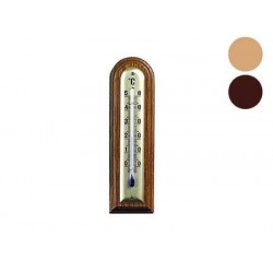 TERMOMETRO LEGNO NOCE ARROTONDATO